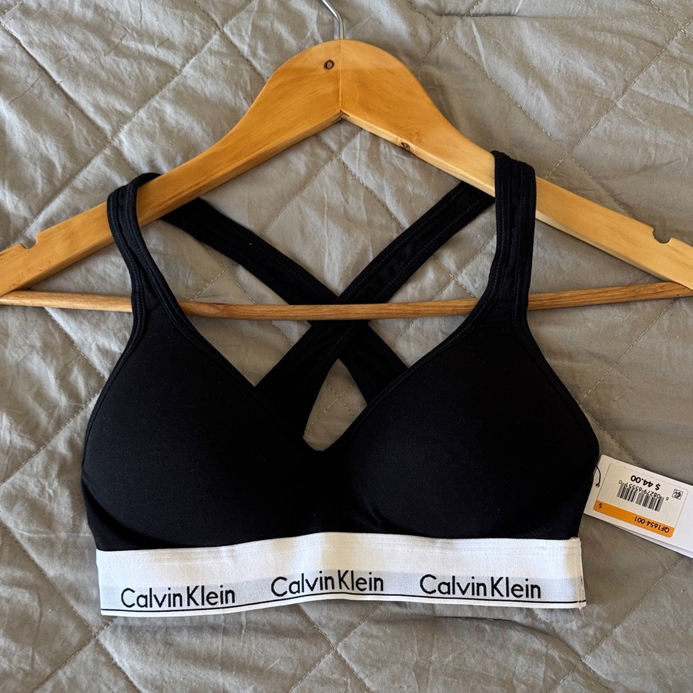Calvin Klein Black and White Bralette
